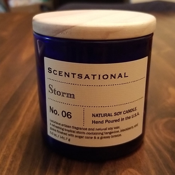 Scentsational Accents Brand New Scentsational Storm No6 Candle
